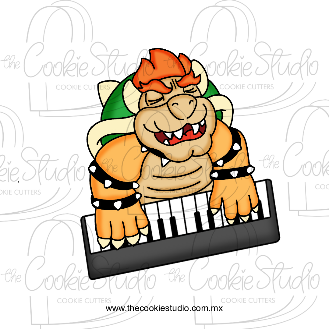 Cortador de Galleta Rey Tortuga Piano