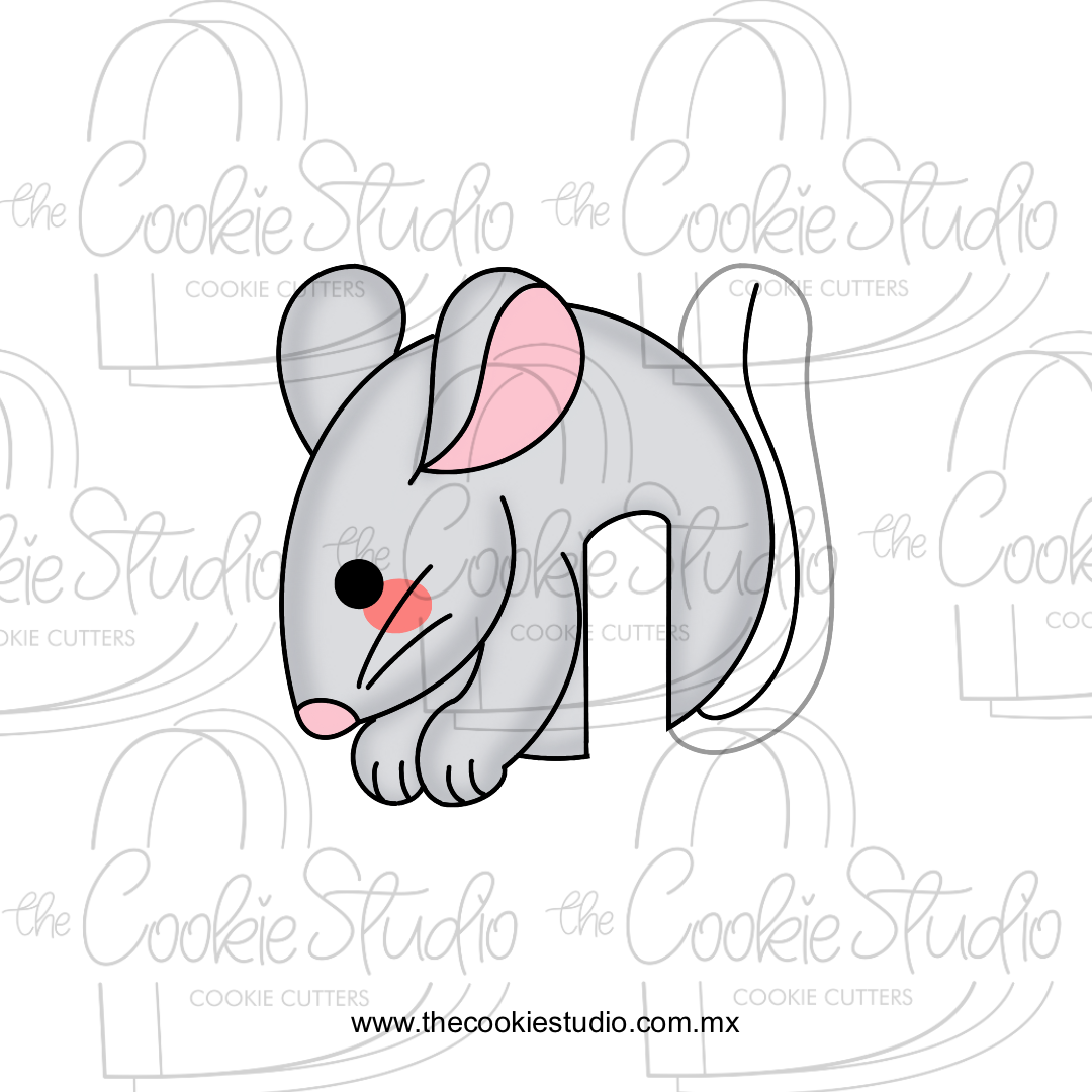 Cortador de Galleta Ratoncito (Colgante Para Tazas)