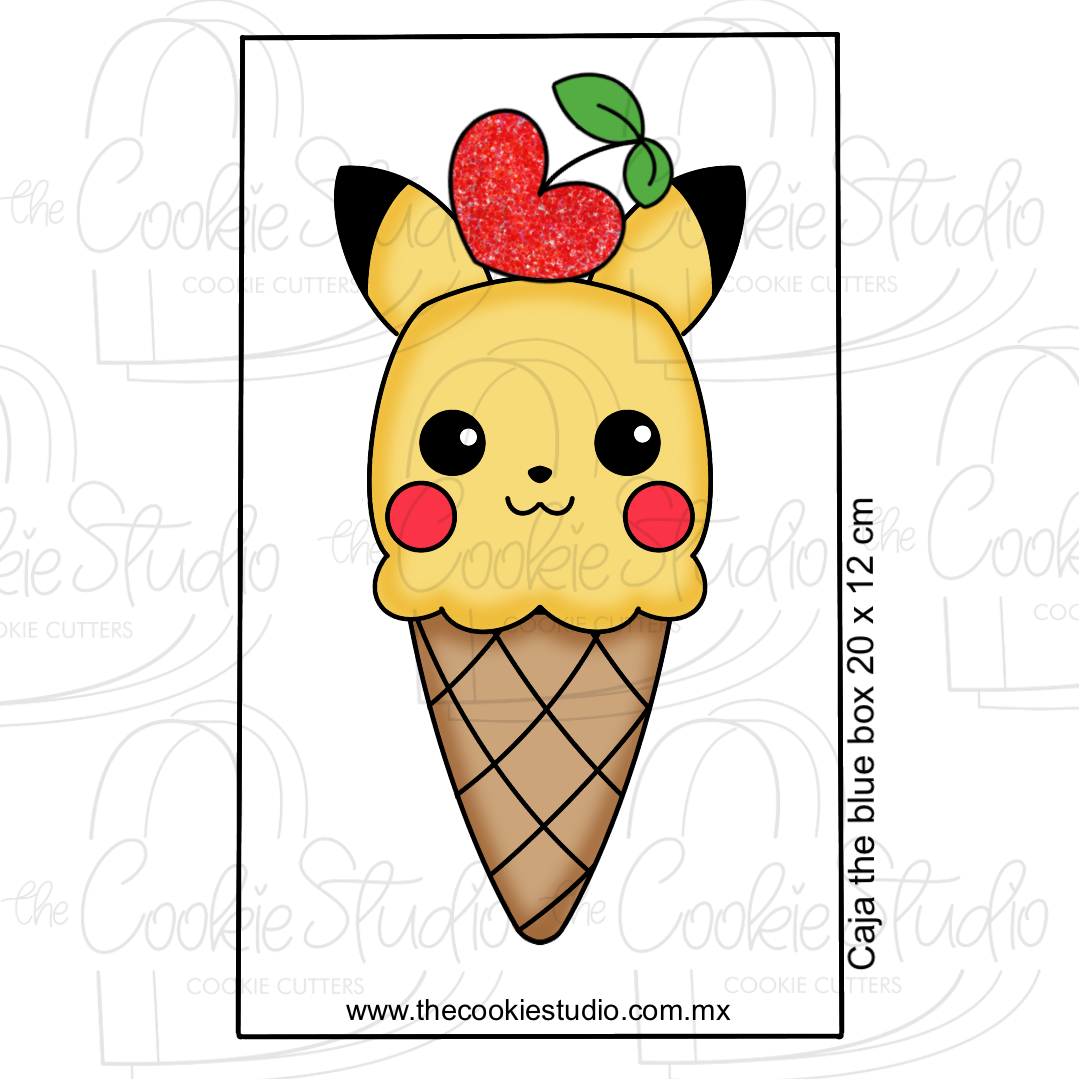Set Cortadores de Galleta Helado SV Personaje Pika (de 1 a 3 Piezas)