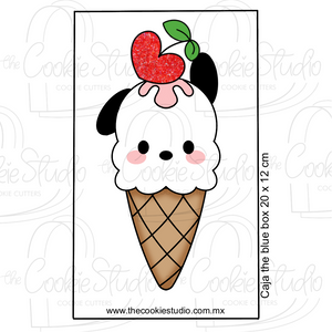 Set Cortadores de Galleta Helado SV Personaje Cachorro (de 1 a 3 Piezas)