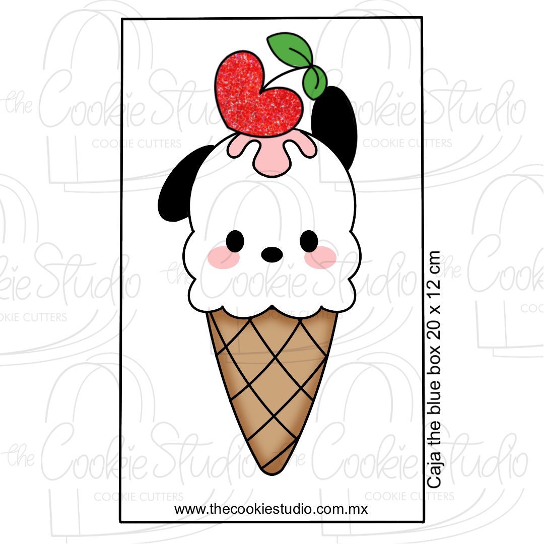 Set Cortadores de Galleta Helado SV Personaje Cachorro (de 1 a 3 Piezas)