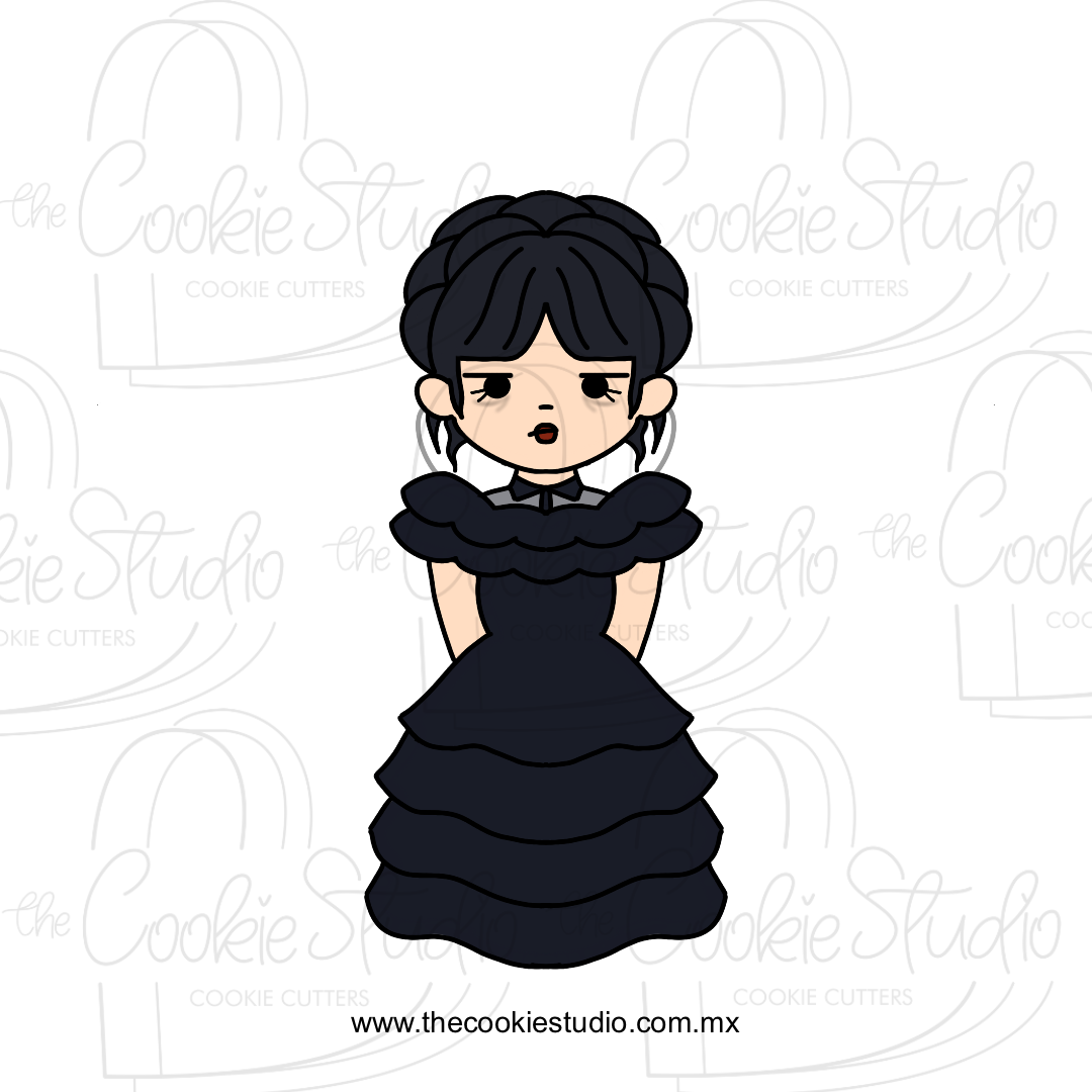 Cortador de Galleta Miércoles Vestido