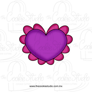Cortador de Galleta Corazón Onditas