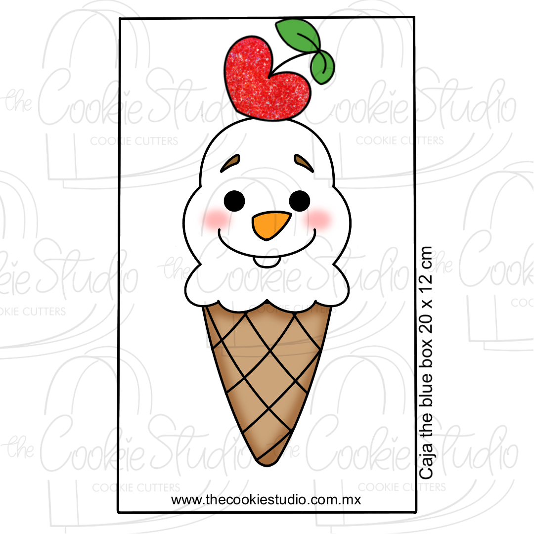 Set Cortadores de Galleta Helado SV Personaje Nieve (de 1 a 3 Piezas)