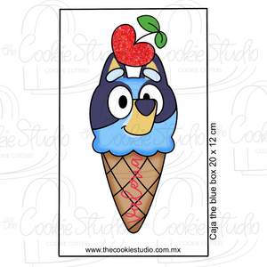 Set Cortadores de Galleta Helado SV Personaje Perrita (de 1 a 3 Piezas)