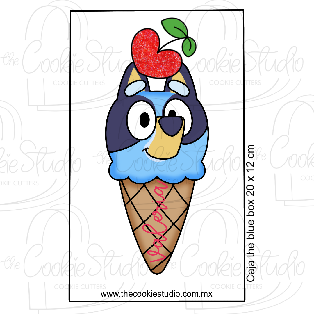 Set Cortadores de Galleta Helado SV Personaje Perrita (de 1 a 3 Piezas)