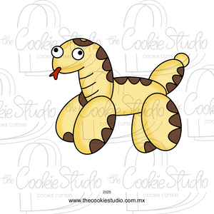 Cortador de Galleta Globo Serpiente