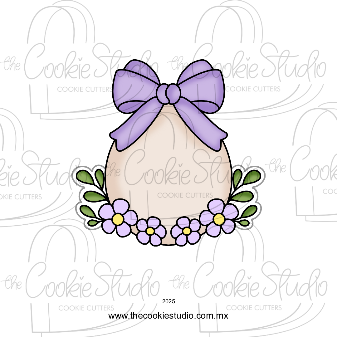 Cortador de Galleta Huevo Lazo