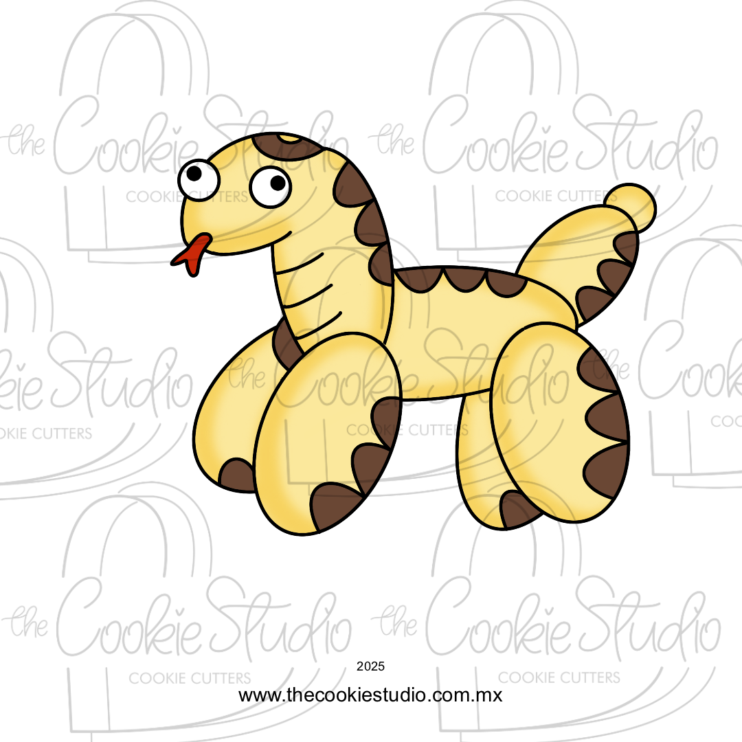 Cortador de Galleta Globo Serpiente