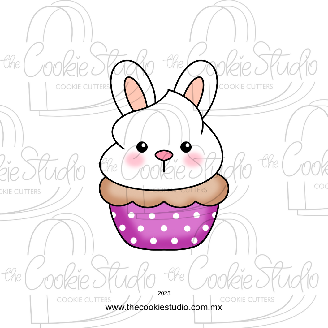 Cortador de Galleta Cupcake Conejito