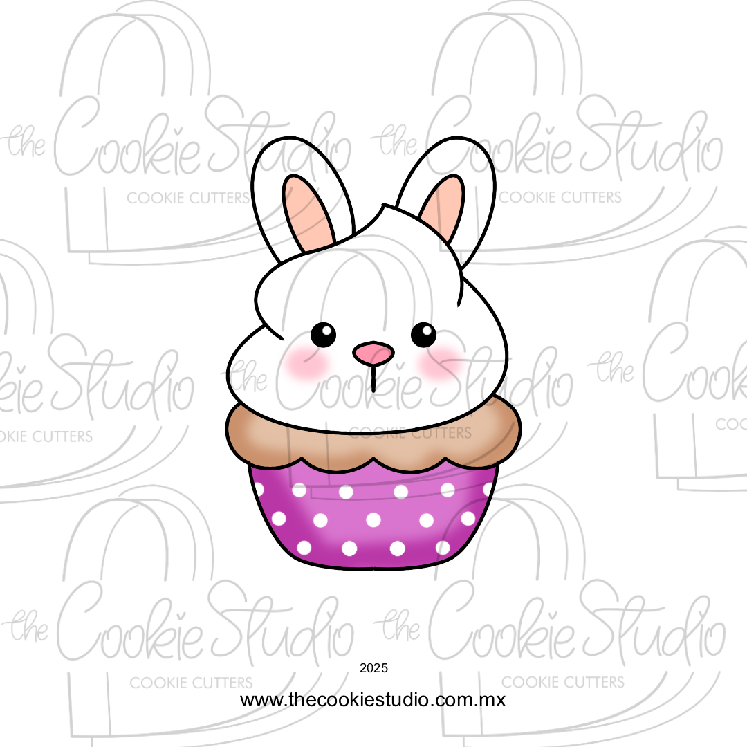 Cortador de Galleta Cupcake Conejito