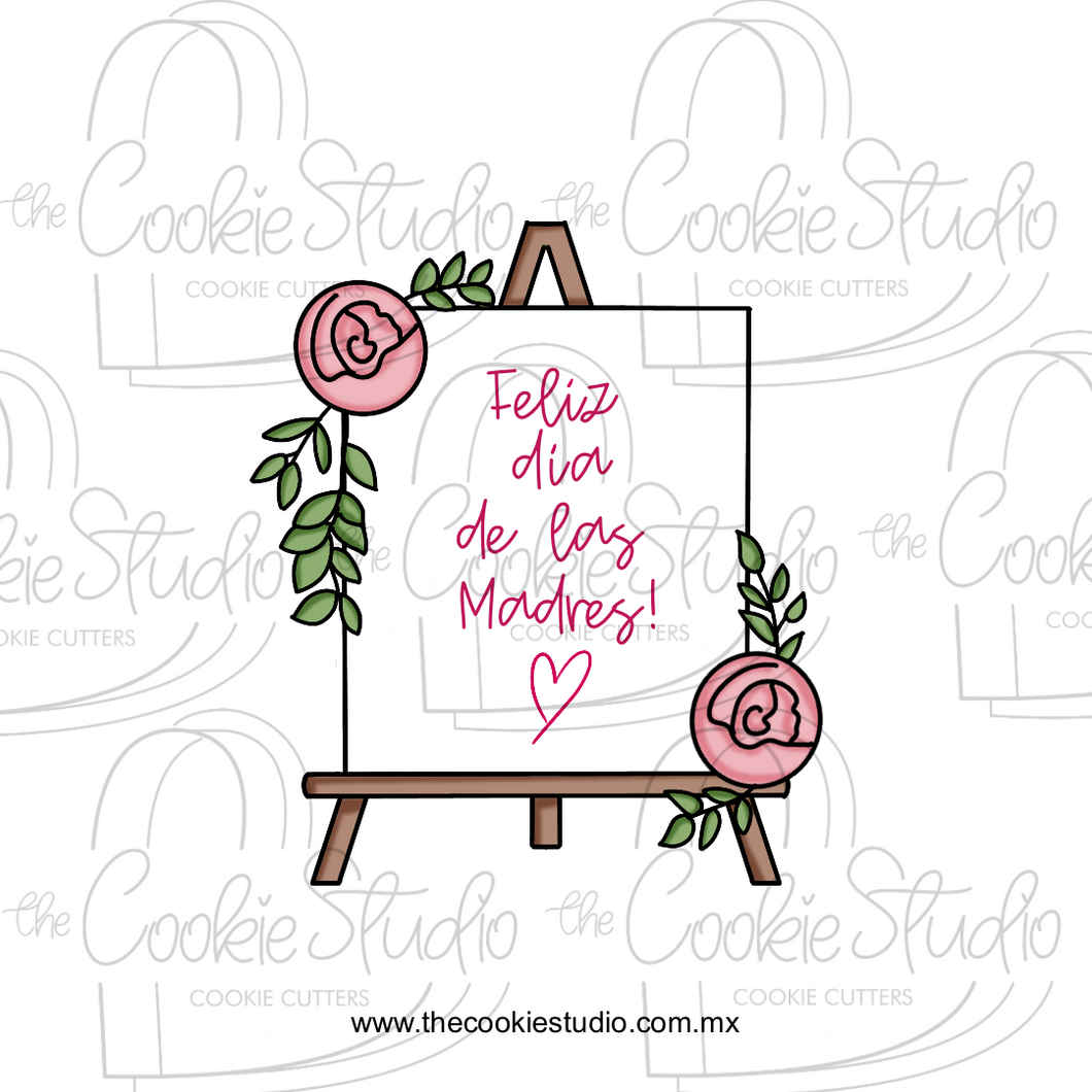 Cortador de Galleta Caballete con Flores