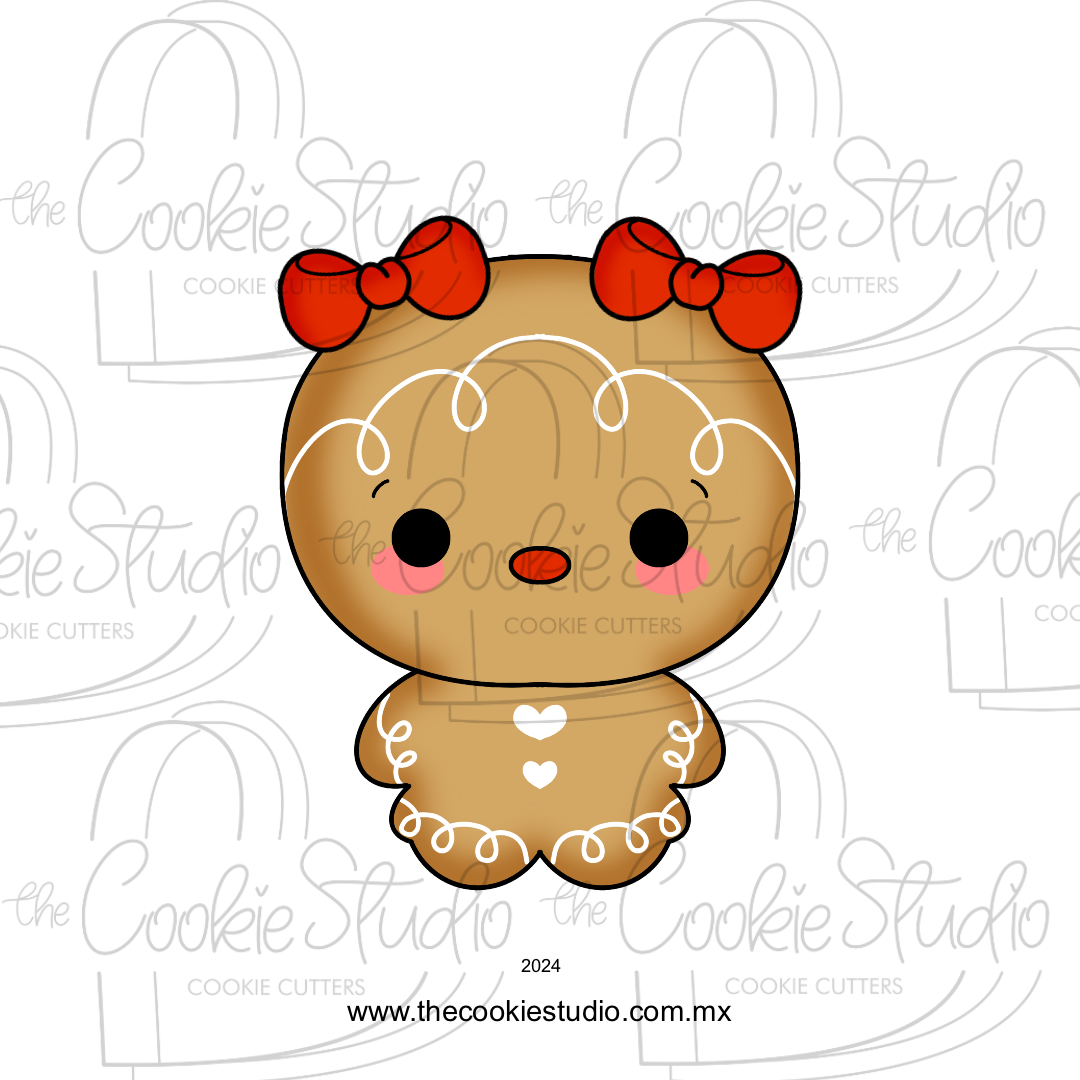 Niña Jengibre Cabezón -  STL FILE DIGITAL PRODUCT