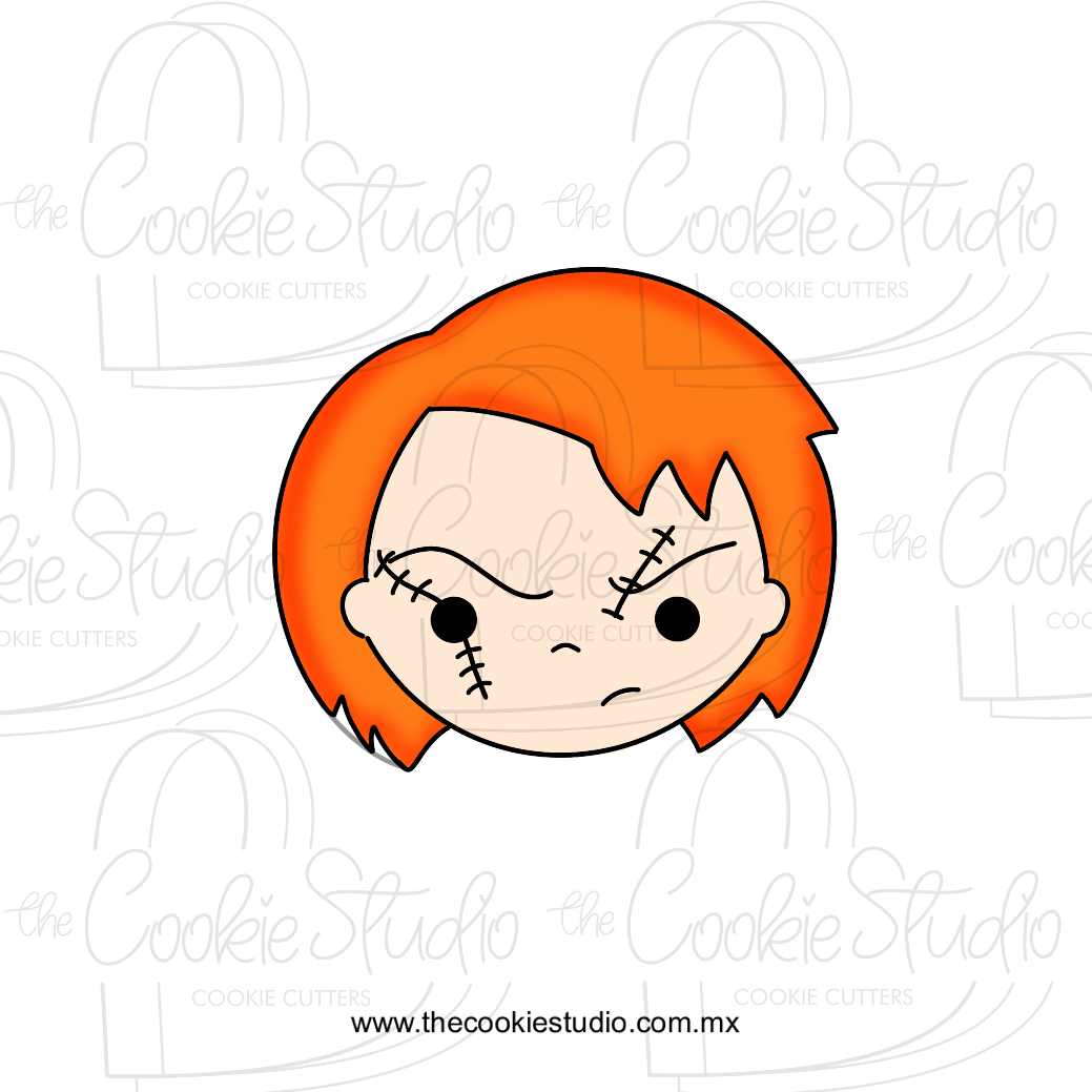 Cortador de Galleta Cara Chucky