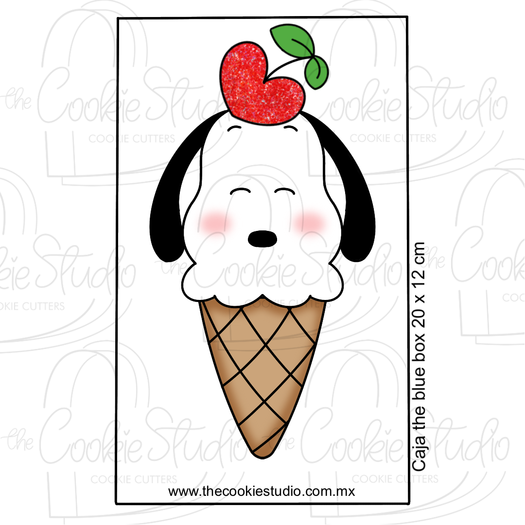 Set Cortadores de Galleta Helado SV Personaje Perrito (de 1 a 3 Piezas)