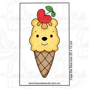Set Cortadores de Galleta Helado SV Personaje Osito Miel (de 1 a 3 Piezas)