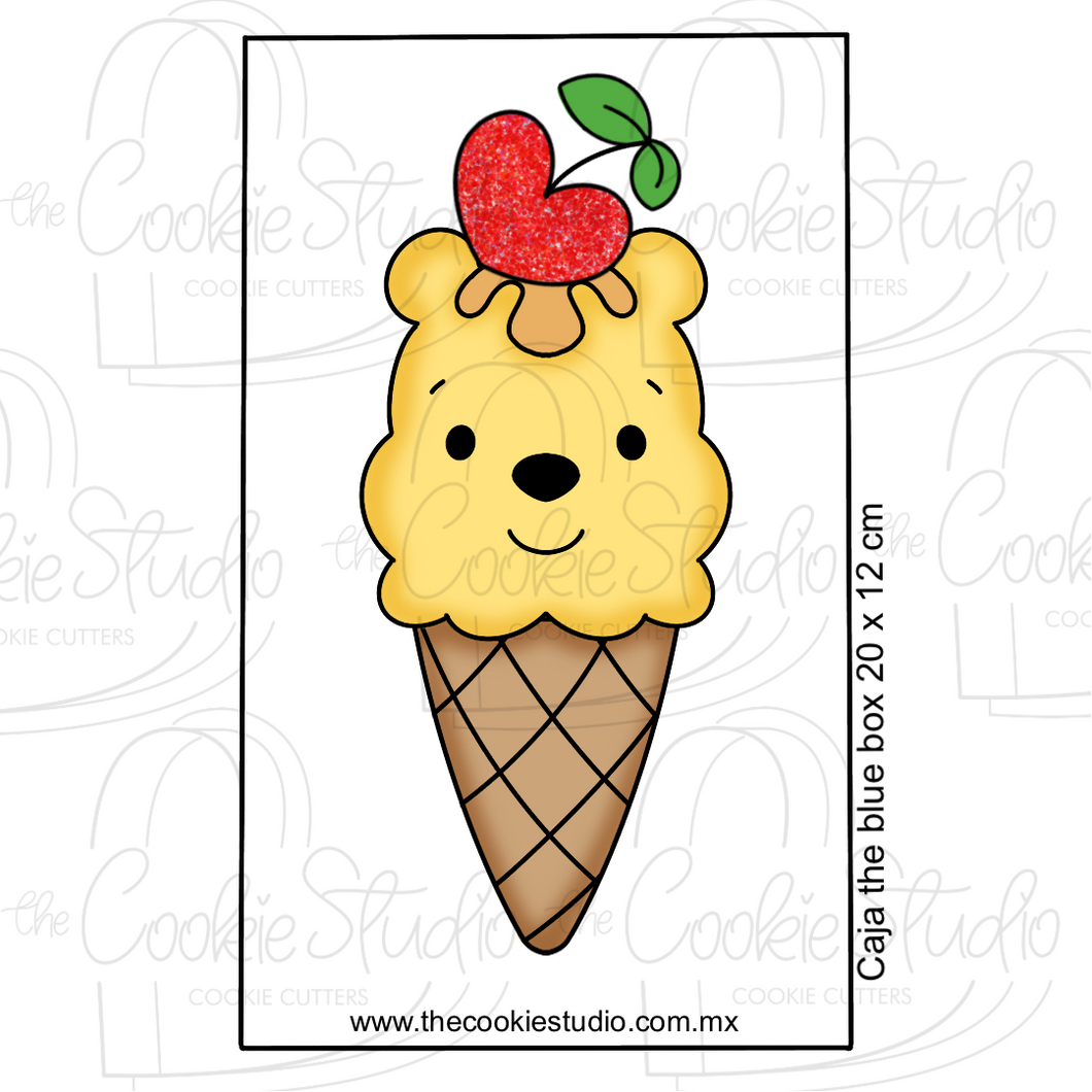 Set Cortadores de Galleta Helado SV Personaje Osito Miel (de 1 a 3 Piezas)