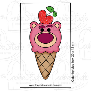 Set Cortadores de Galleta Helado SV Personaje Osito (de 1 a 3 Piezas)