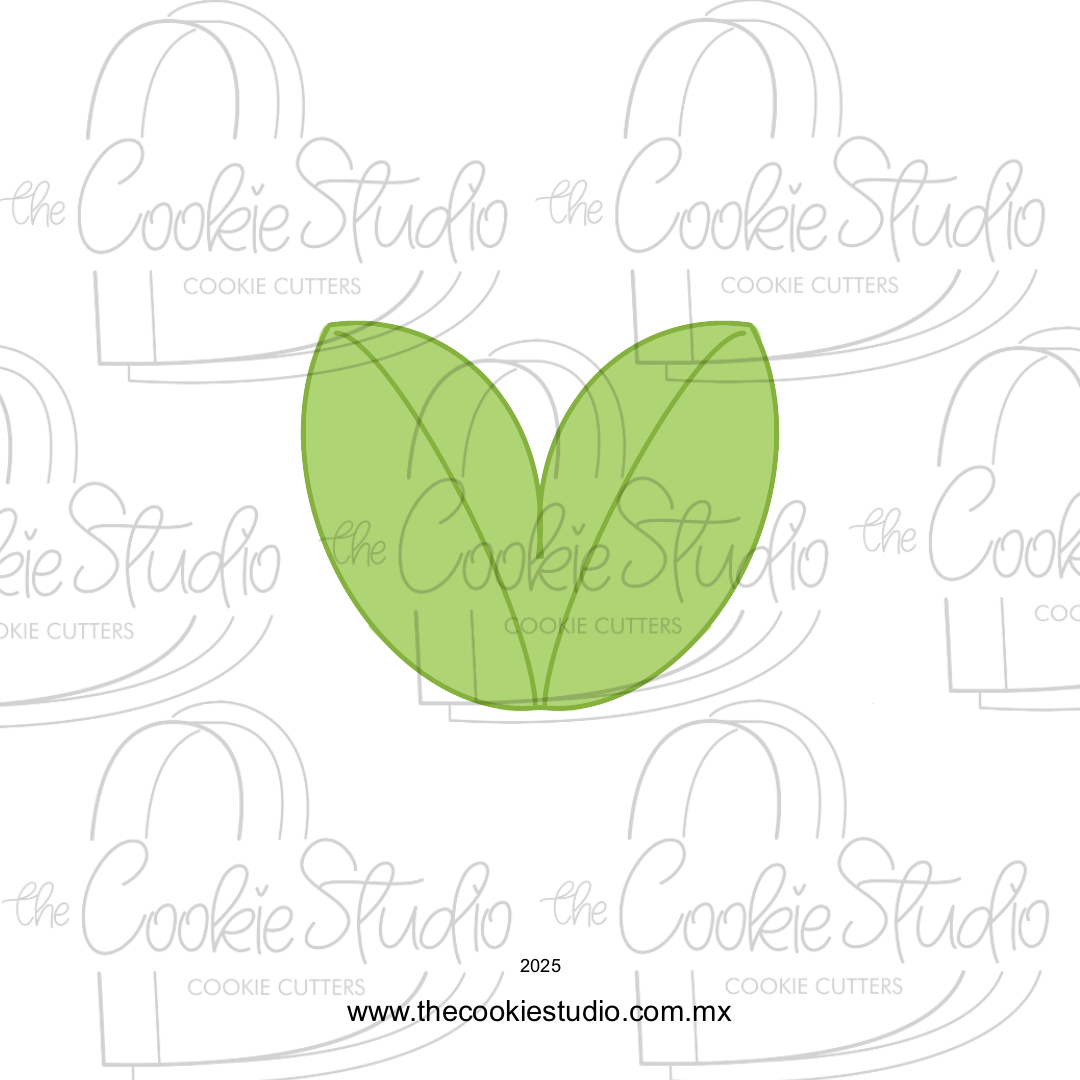 Cortador de Galleta Hojita Doble