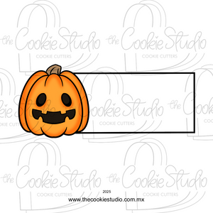 Cortador de Galleta Plaquita Calabaza