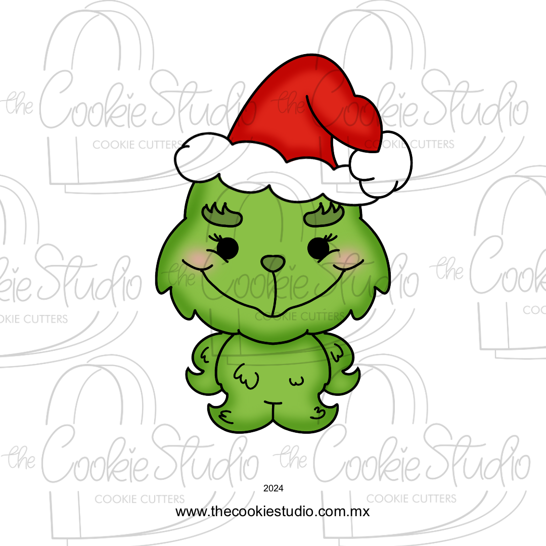 Grinch Cabezón - STL FILE DIGITAL PRODUCT