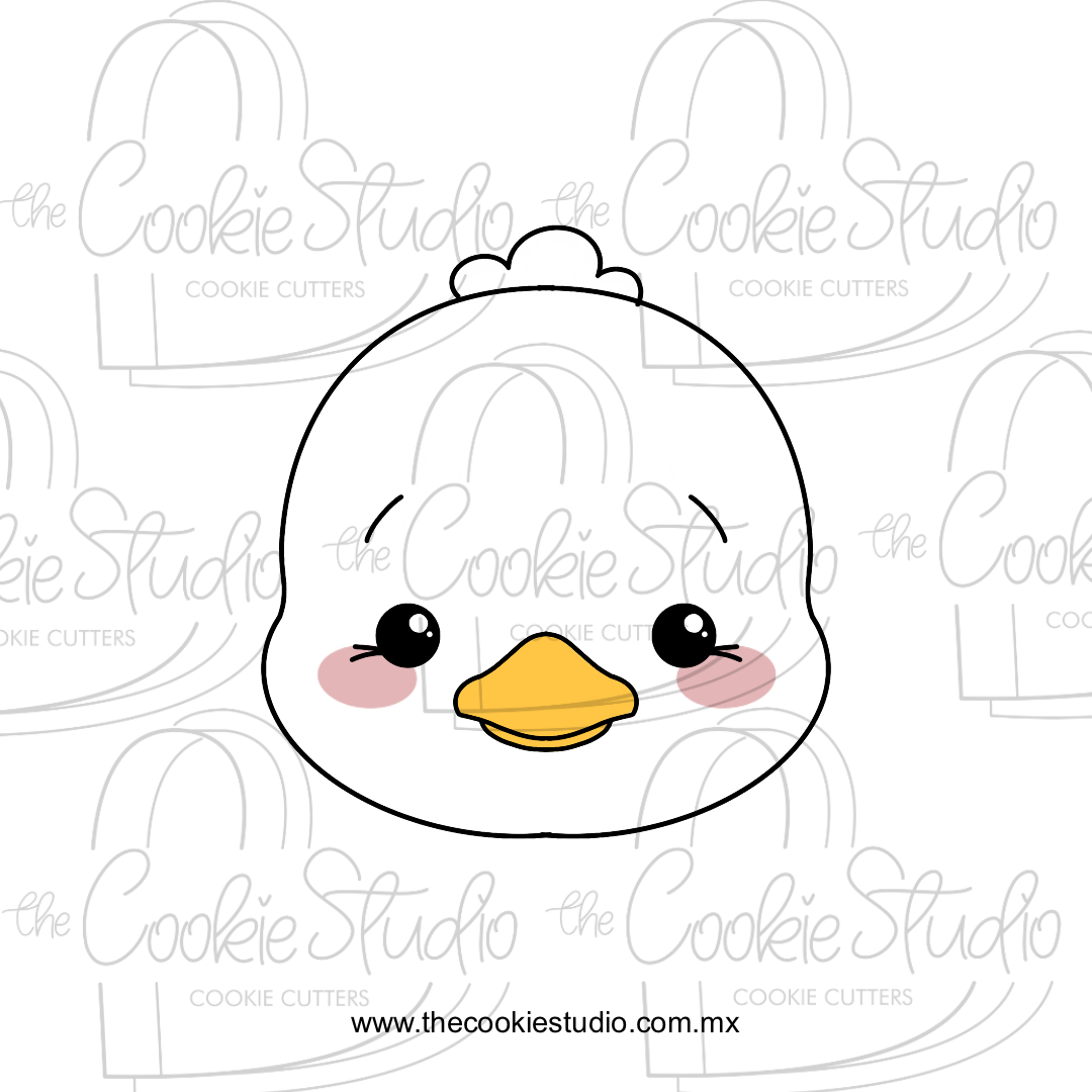 Cortador de Galleta Cara Patito