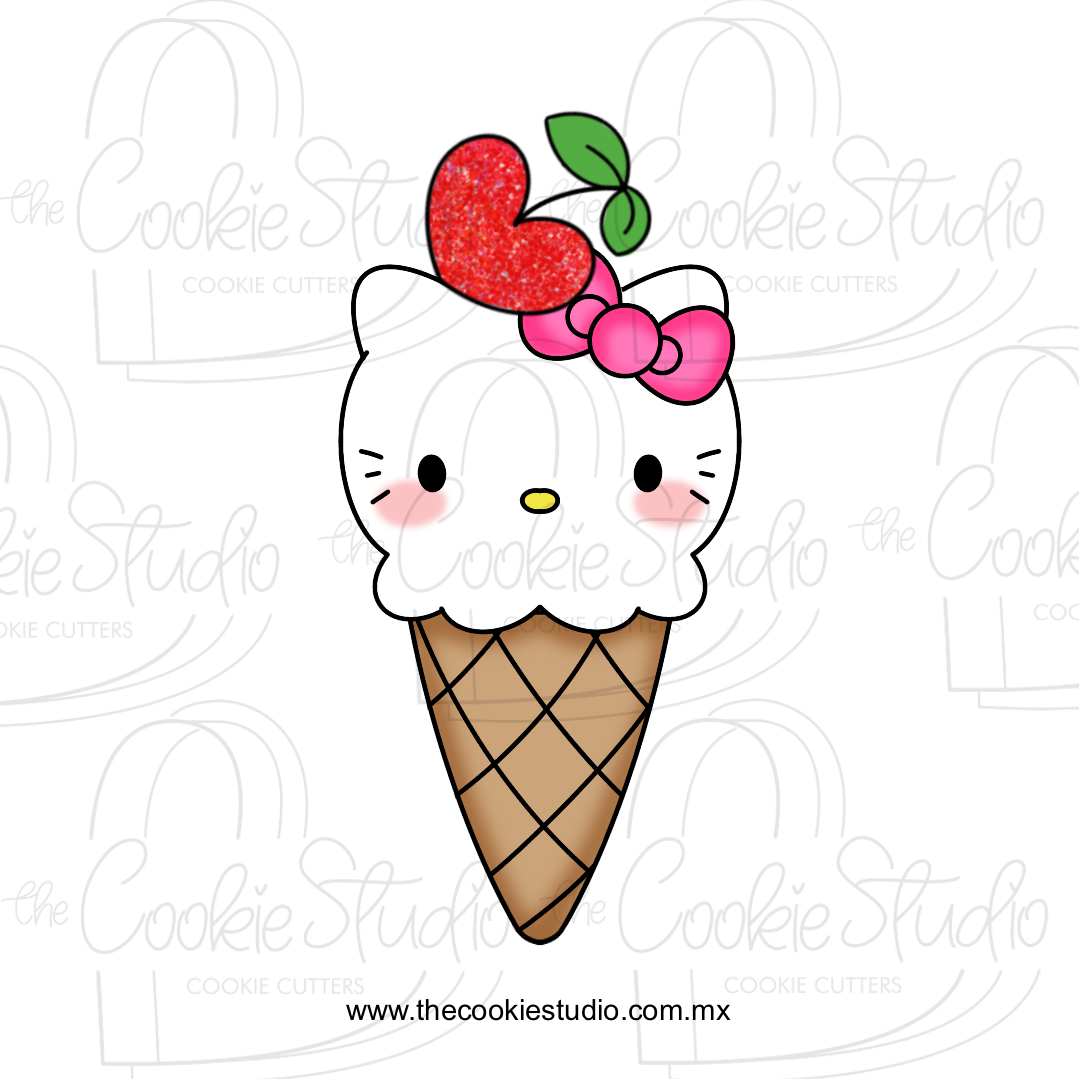 Cortador de Galleta Helado SV Personaje Gatita