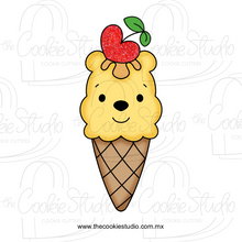 Cargar imagen en el visor de la galería, Cortador de Galleta Helado SV Personaje Osito Miel
