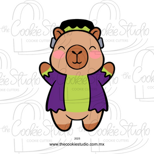 Cortador de Galleta Capibara Frankenstein