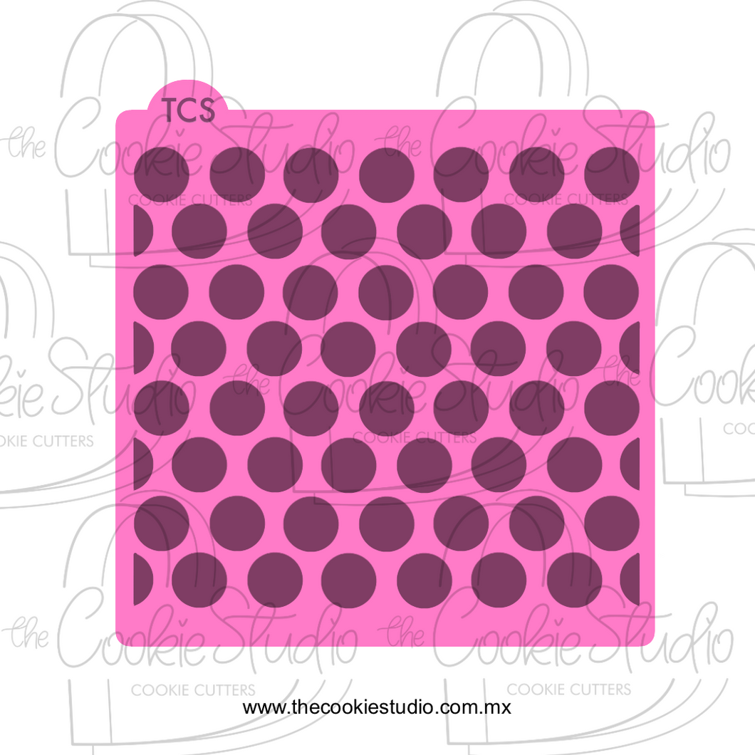 Stencil Circulos Medianos