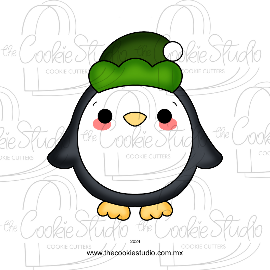 Cortador de Galleta Pingüino Navideño