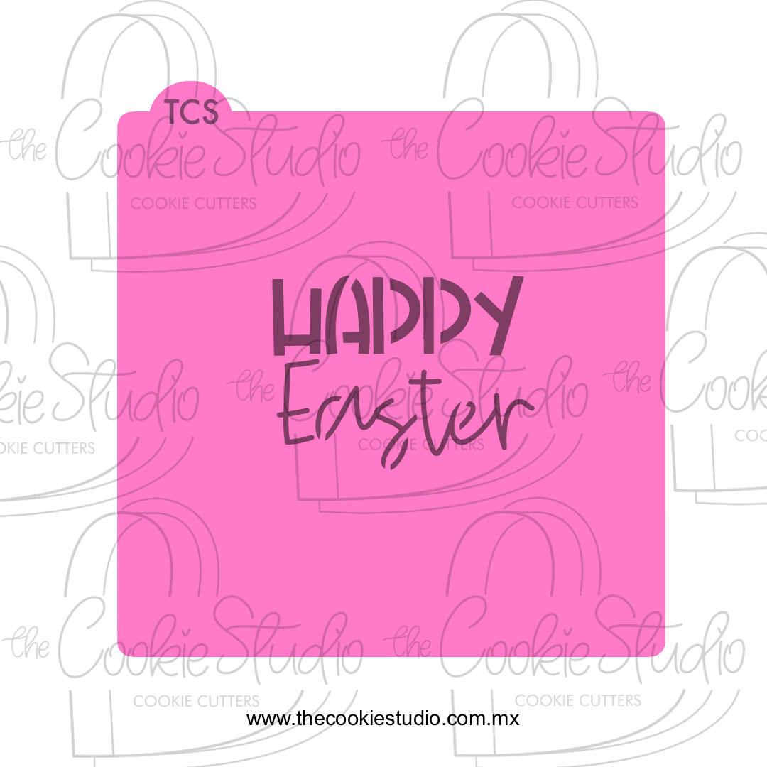 Stencil Placa Easter
