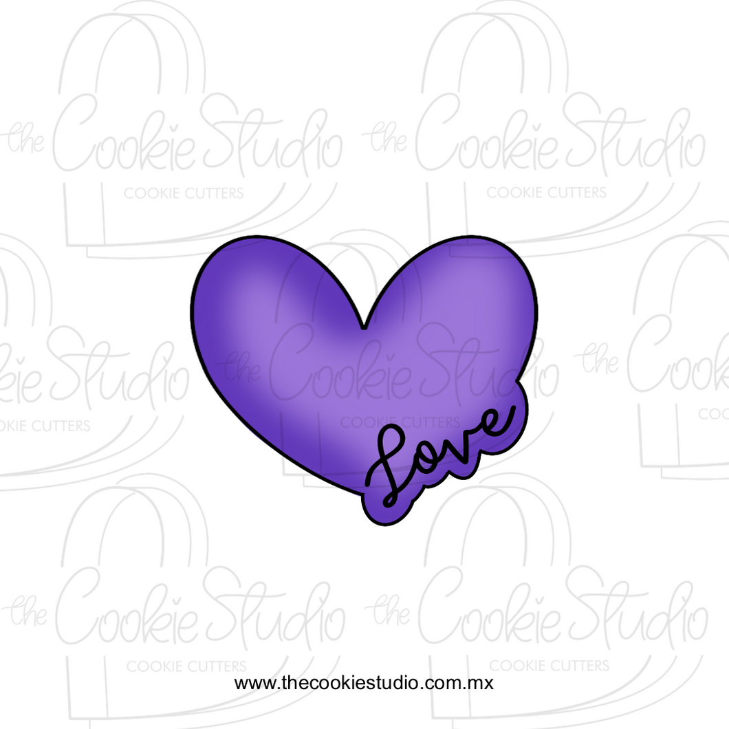 Cortador de Galleta Corazón Love