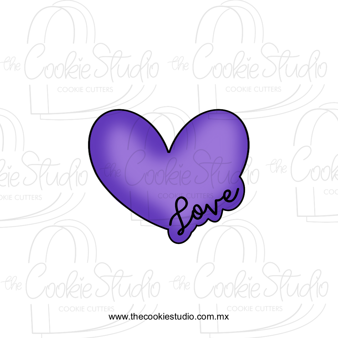 Cortador de Galleta Corazón Love
