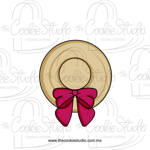Cortador de Galleta Sombrero con Moño