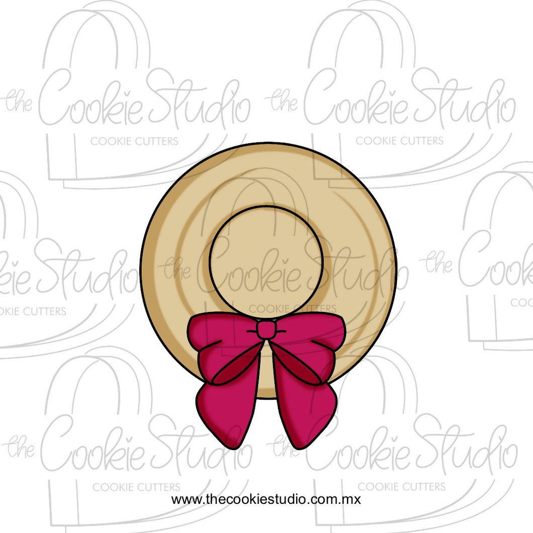 Cortador de Galleta Sombrero con Moño