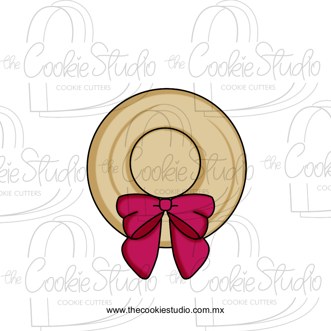 Cortador de Galleta Sombrero con Moño
