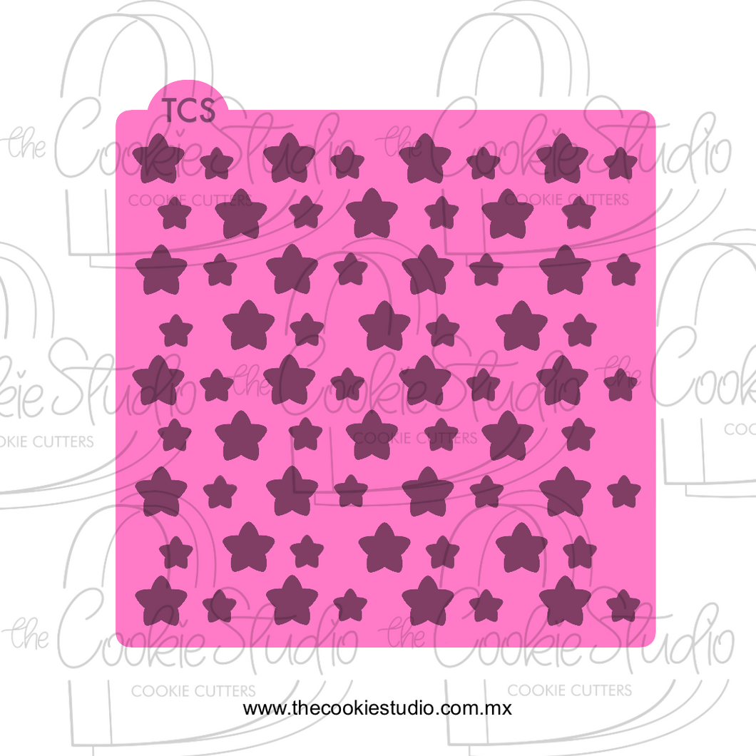 Stencil Estrellas Gorditas