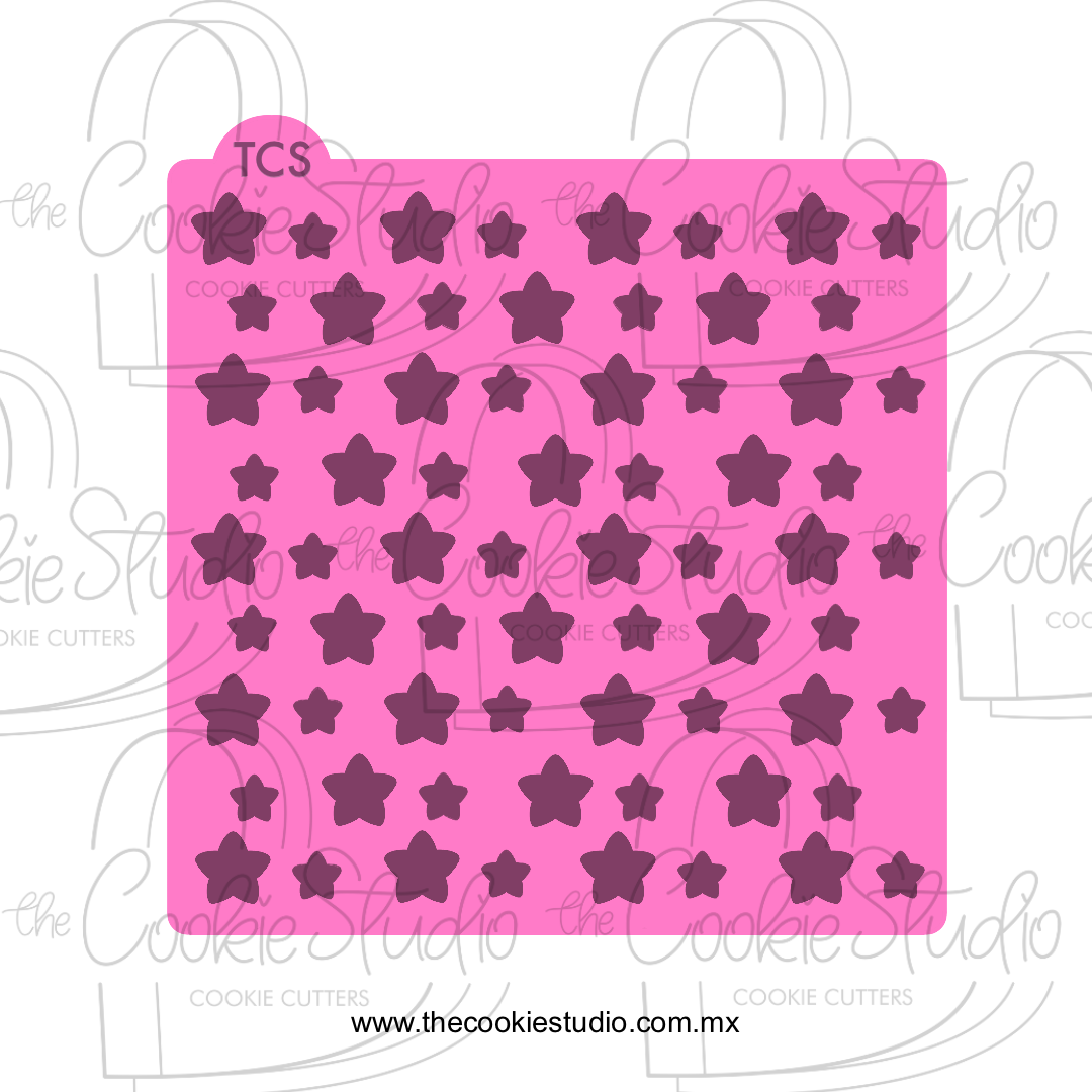 Stencil Estrellas Gorditas