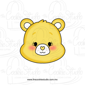 Cortador de Galleta Cara Osito Arcoiris
