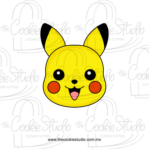 Cortador de Galleta Monstruo Poke Amarillo