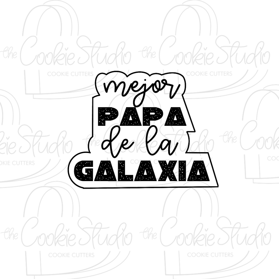 Cortador de Galleta Mejor Papá de la Galaxia