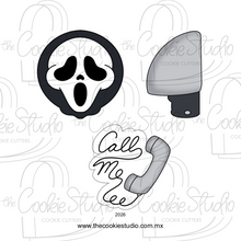 Cargar imagen en el visor de la galería, Set Cortadores de Galleta Call Me (3 Piezas)
