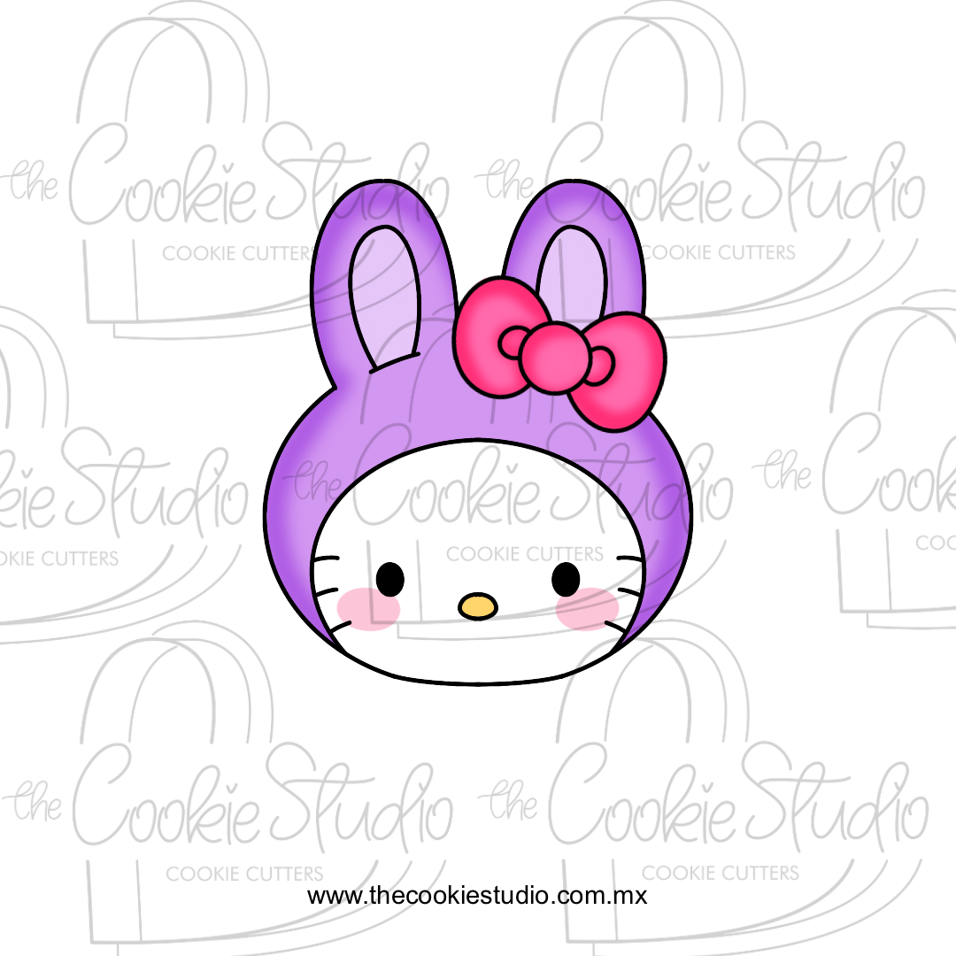 Cortador de Galleta Gatita Disfraz Conejo