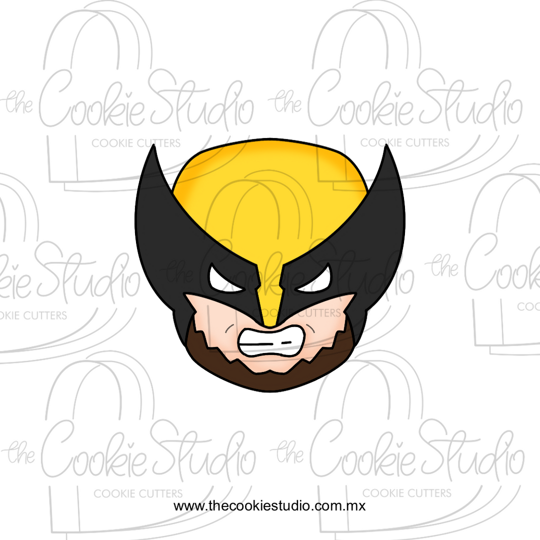 Cortador de Galleta Super Héroe W con Máscara