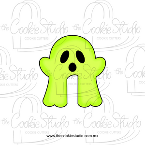 Cortador de Galleta Fantasma (Colgante Para Tazas)