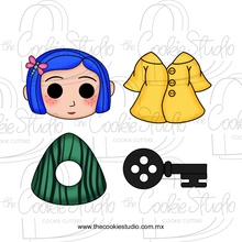 Cargar imagen en el visor de la galería, Set Cortadores de Galleta Coraline
