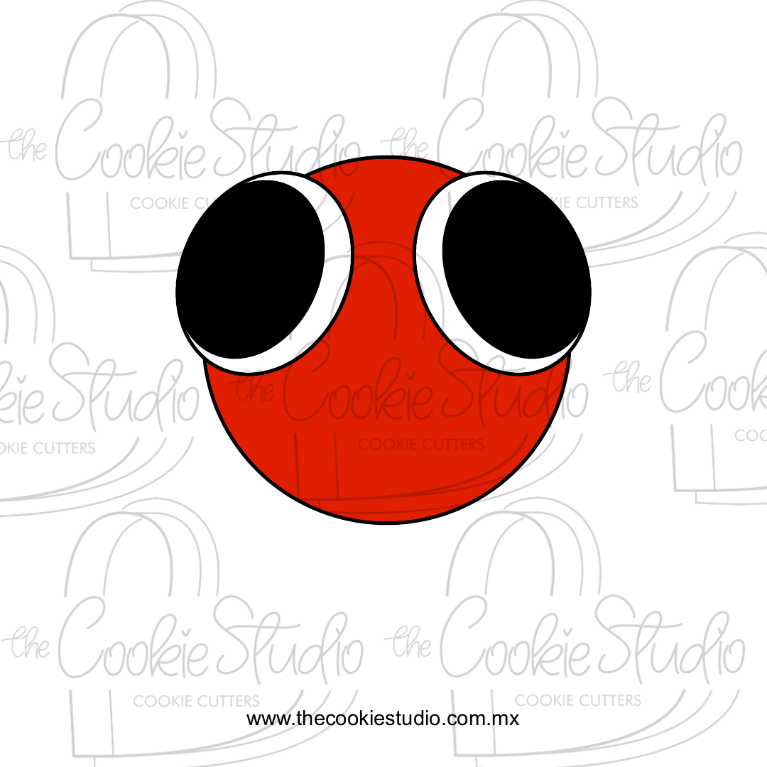 Cortador de Galleta Rojo de Amigos Arcoiris
