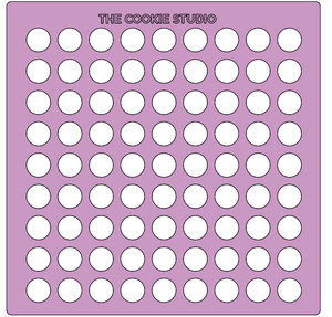 Stencil Para Sprinkles Puntos Medianos - STL FILE DIGITAL PRODUCT