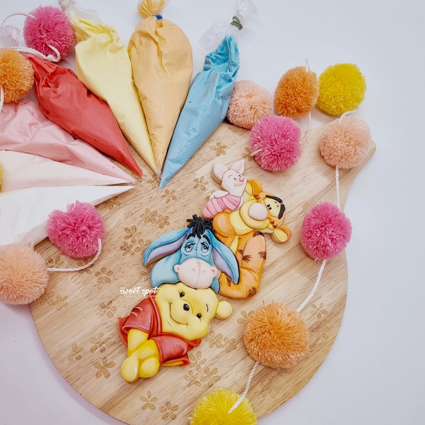 Set de Cortadores de Galleta Amigos Winnie Pooh (Curso The Sweet Spot Cookies)
